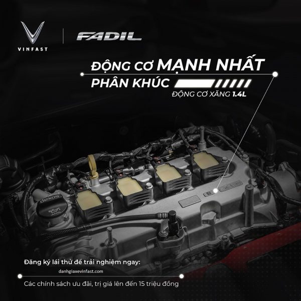 động cơ Fadil mạnh mẽ trong phân khúc động cơ Fadil mạnh mẽ trong phân khúc