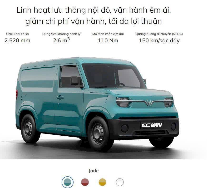 VinFast EC Van, VinFast EC Van Chiến Mã Điện Thuần – Giải Pháp Vận Tải Đô Thị Thông Minh, Vinfast Mỹ Đình | Đại lý xe ô tô Vinfast chính hãng uy tín tại Hà Nội