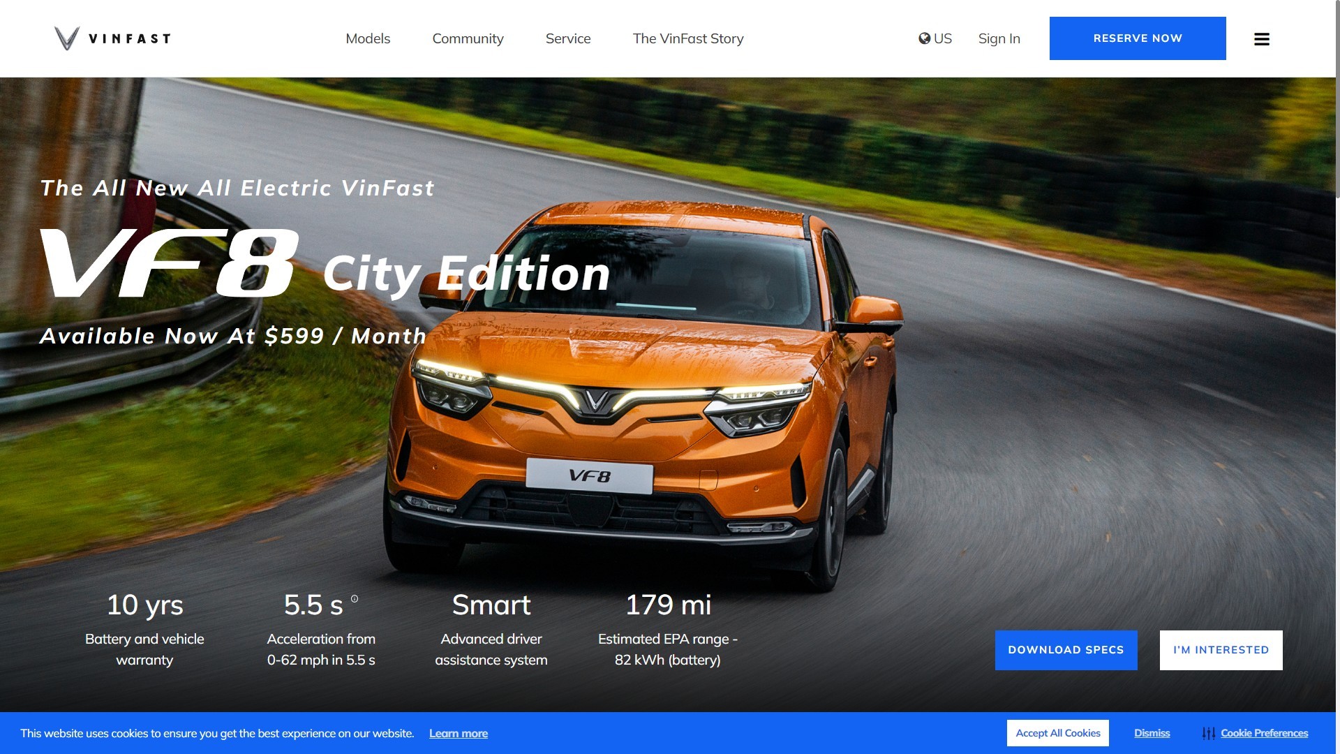 VinFast VF8, Giá xe VF8 tháng 7/2025, Vinfast Mỹ Đình | Đại lý xe ô tô Vinfast chính hãng uy tín tại Hà Nội